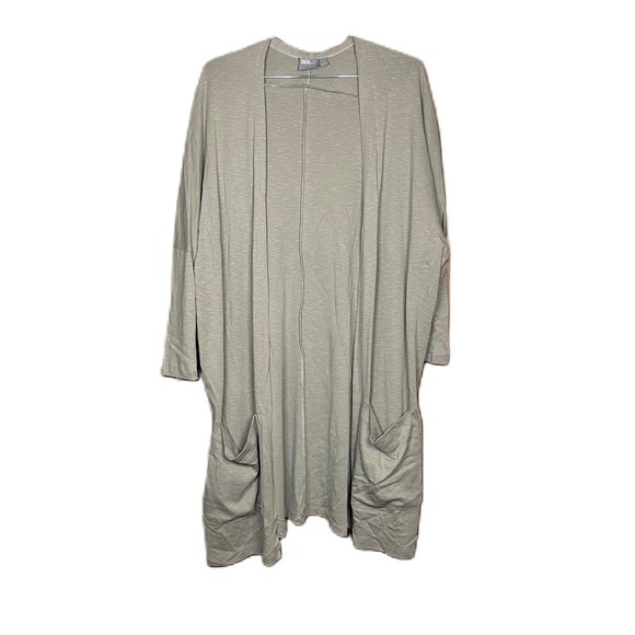 asos Woman’s Lightweight Long 3/4 Sleeved Gray Causal Cardigan Size Small - Picture 1 of 6